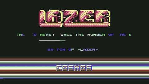 Lazer Intro 1 ! Commodore 64 (C64)
