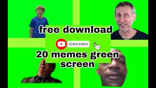 Download memes green screen(free download)