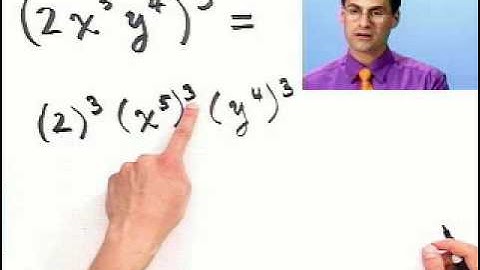 Applying the Rules of Exponents, Part 2 of 2, from Thinkwell College Algebra