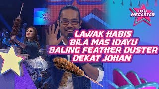 Lawak Habis Bila Mas Idayu Baling Feather Duster Dekat Johan | Ceria Megastar