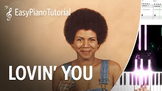 Video-Miniaturansicht von „Lovin' You (Minnie Riperton) - Piano Tutorial + Free Sheet Music“