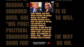 Reagan s Former Speechwriter Peggy Noonan Says Trump s Political Luck Has Finally Run Out