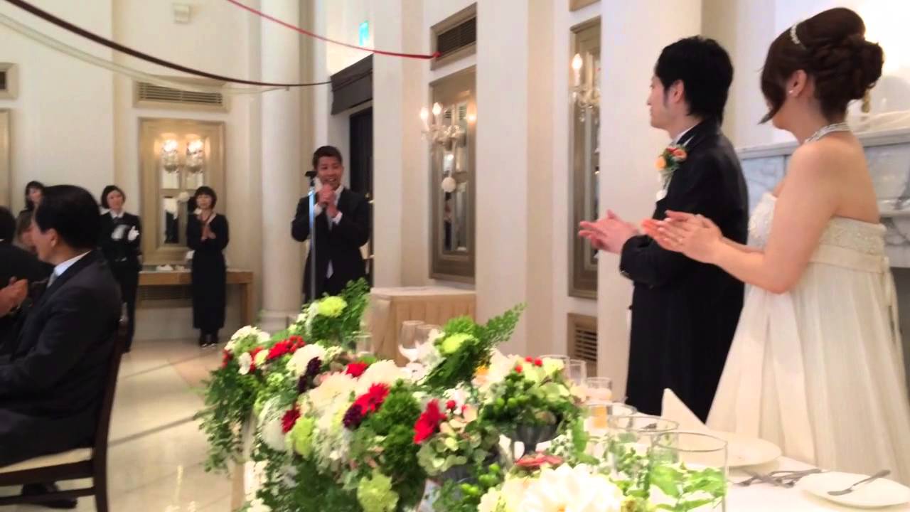 Mr.乾杯の「乾杯」 結婚式挨拶 YouTube