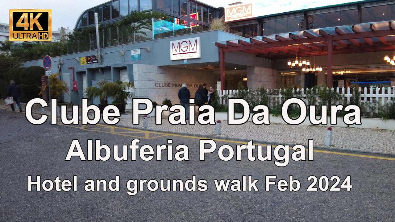 [4K] Muthu Clube Praia Da Oura Hotel walk  [PCO] Albufeira Portugal Feb 2024