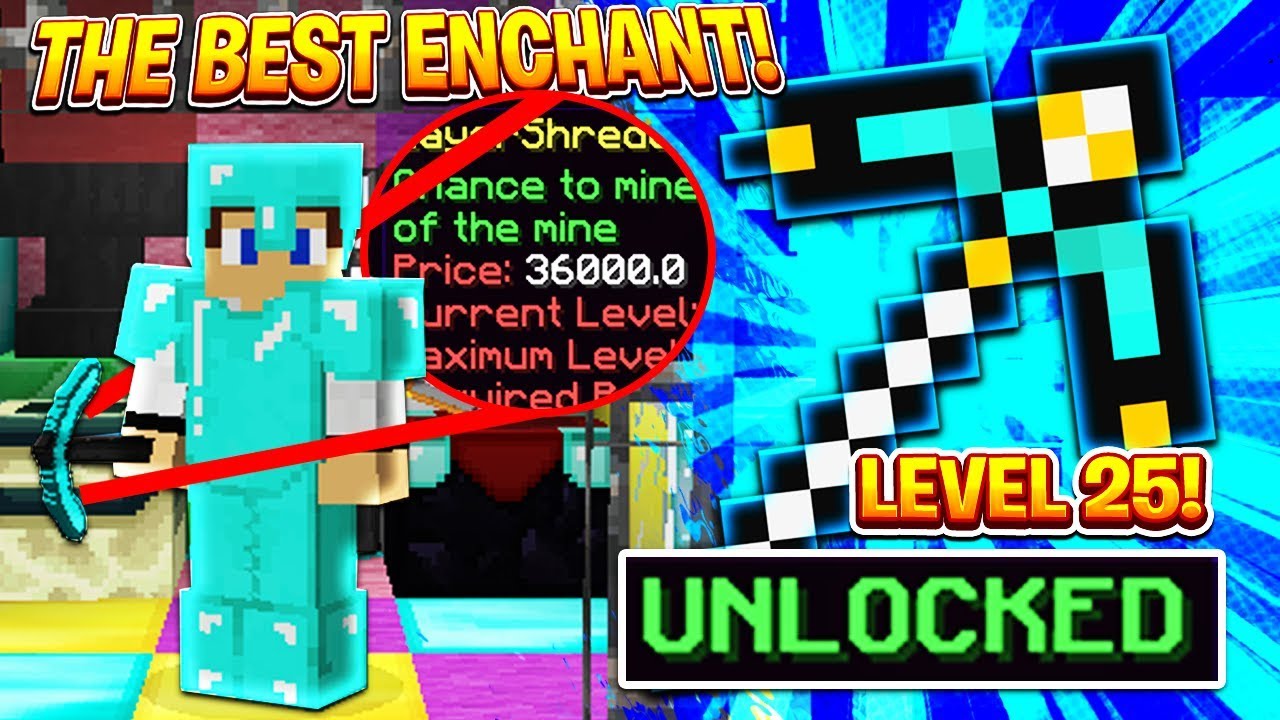 UNLOCKING THE *GREATEST* ENCHANT! (LEVEL 25!) | Minecraft Prison | Federal | PvPLab