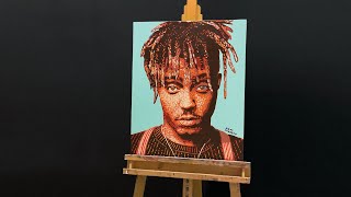 Painting Juice Wrld In Pop Art