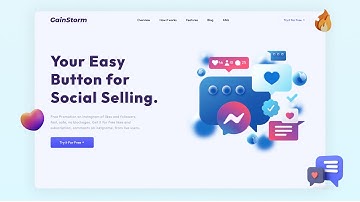 Create An Animated Landing Page With GSAP | Mouse Move Animation | Speed Code