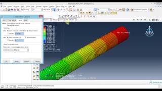 Abaqus Tutorial Videos - Analysis of Rod Subjected to Pressure