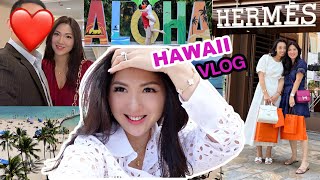 ROMANTIC 14th ANNIVERSARY | Meeting HERMES New SA l My Friend reviews DELVAUX💼| CHARIS IN HAWAII #2