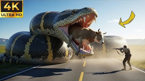 Brave Heroes Save Poor Horse From Ferocious Giant Python’s Attack🐍