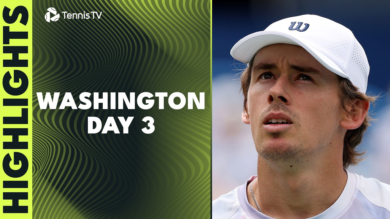 Jodar Faces Nishikori; Fritz, De Minaur and Michelsen Feature | Washington 2026 Day 3 Highlights
