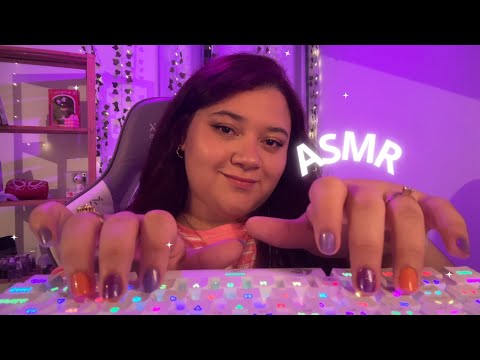 ASMR | sons de teclado e inaudível ⌨️✨(te fazendo perguntas pra dormir) - 😴 ASMR Nartx