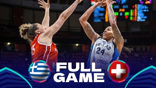 Greece v Switzerland | Full Basketball Game | FIBA Women's EuroBasket 2025