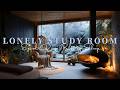1Hour (No Ads)🌌 Soft Melancholy - Lonely Study Room - Quiet Sleep | Library Piano
