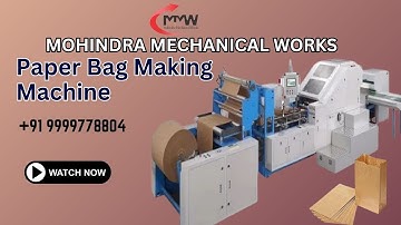 PAPER BAG MAKING MACHINE WITH 4 COLOUR FLEXOGRAPHY DELHI INDIA