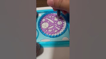 ASMR : Geometric shapes in a basic Spirograph design #shorts #ytshorts #spirograph #asmr #satisfying