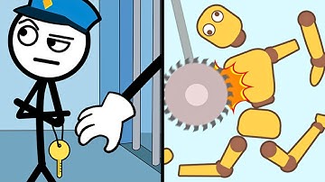 THIEF PUZZLE GAME vs RAGDOLL BREAK — Walktrough Funny Gameplay, ASMR Best Android IOS Games