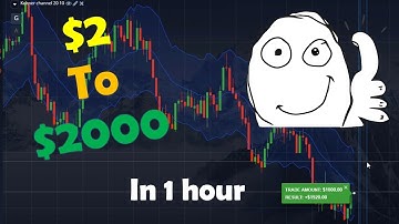 2$ to 2000$ in one hour of pocket option  trading - Binary option is a scam - check the description