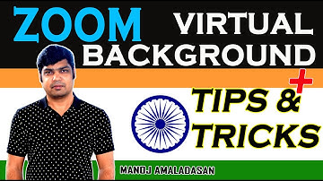 How to Change the Background in Zoom | Zoom virtual background on PC/iPhone | Tamil
