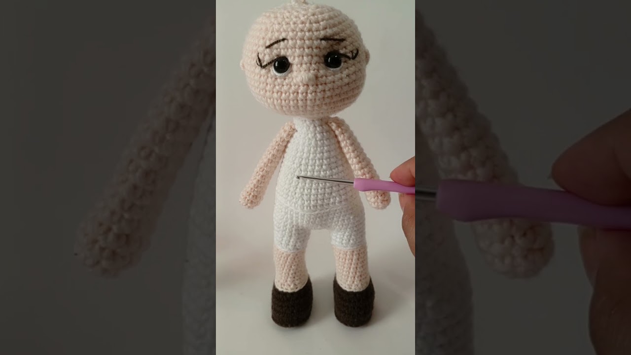 Consejo para agrandar o achicar un cuerpo en amigurumi