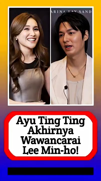Download lagu Ayu Ting Ting finally interviews Lee Min-ho! #alasyinews #latestnews #artistfamily #artist