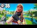 35 Kill Solo Squad Controller Pro on PC | Fortnite Chapter 2 World Record? | CHOKED!