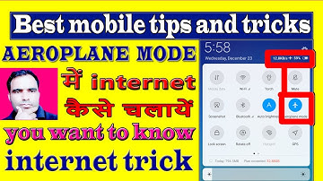 How to Use internet on Flight Mode|Most Useful Secret Code For All Mobile Phones|best Internet Trick