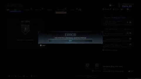 Call of Duty warzone glitch lost connection