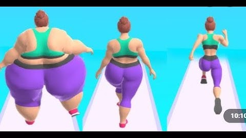 Body Run 3D Gameplay, Fat 2 Fit, Eat cucumbers and go fit!, Runner Game #hypercasual