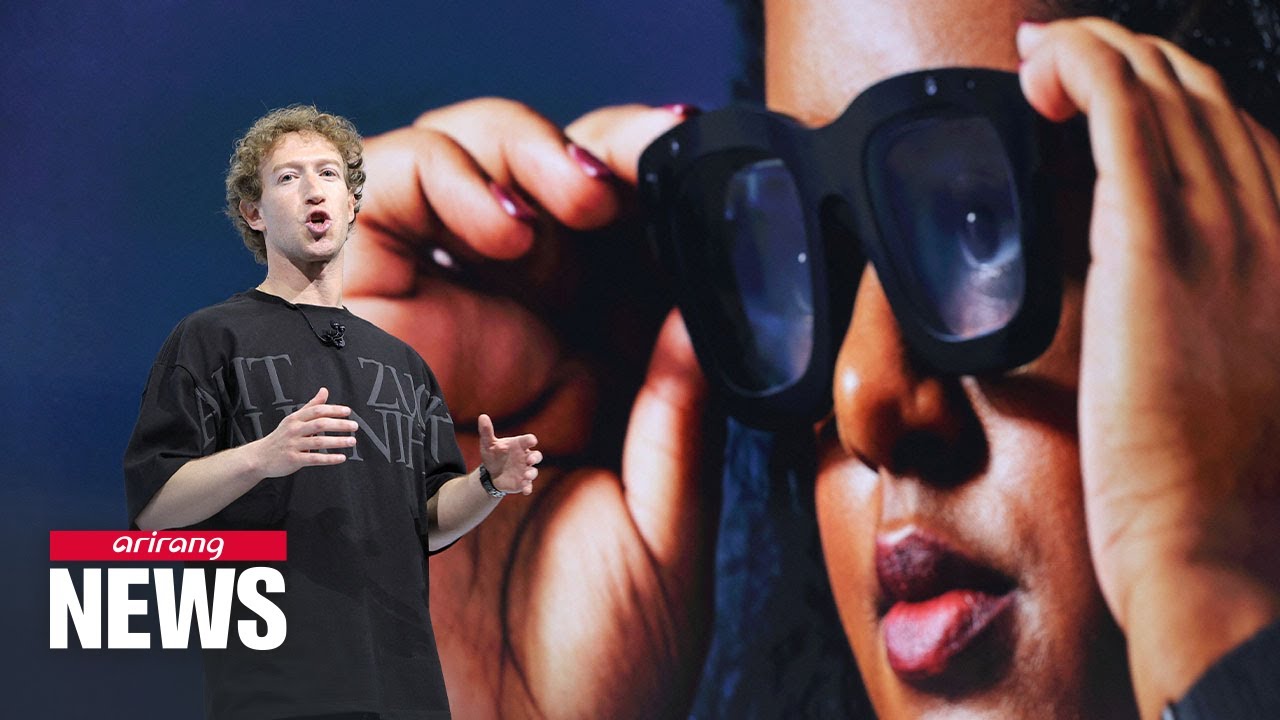 Meta showcases prototype AR glasses at Connect event - YouTube