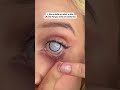 COMO tirar LENTES de contato #cosplay #tutorial
