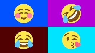 SMILEY EMOJI  Meanings of all Smileys in English  Smiley Videos for Kids, Toddlers & Preschool