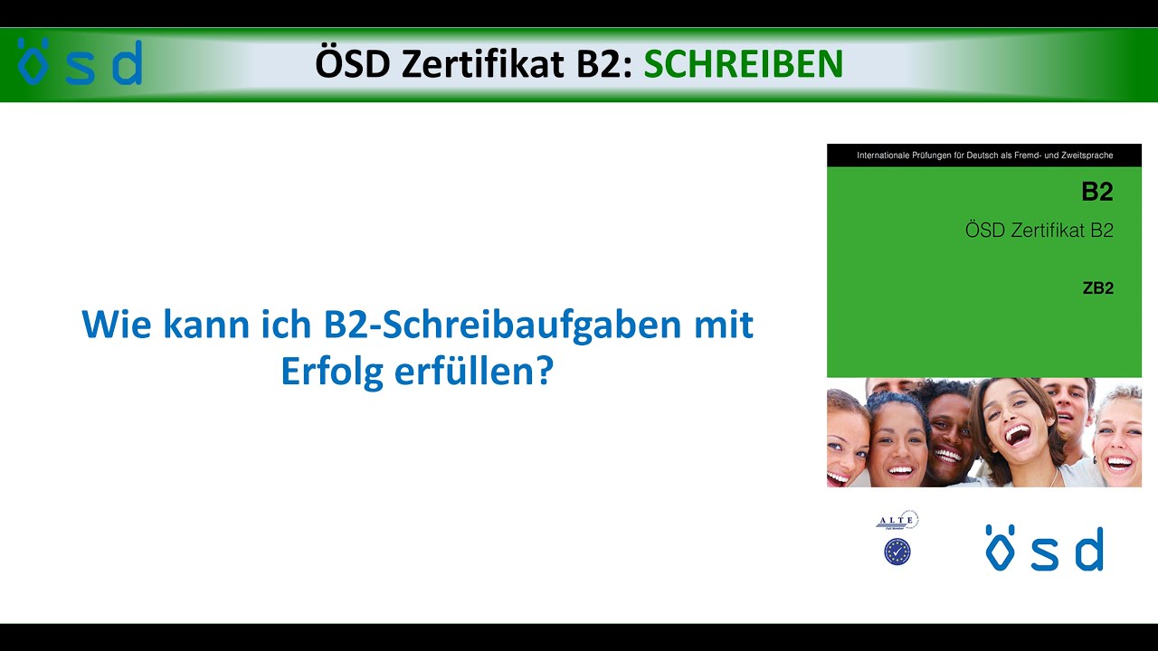 ÖSD Schreiben B2 Aufgabe 1
