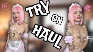4K Stunning See-Through Mystery look | Try On Haul 2024