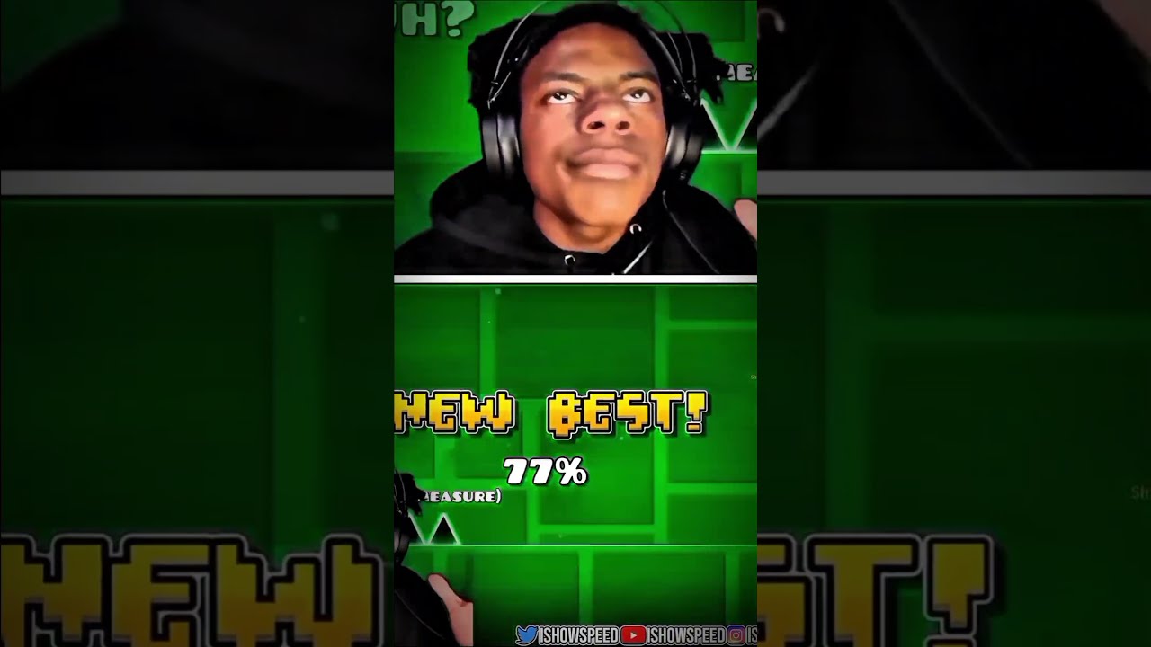 SPEED Beats The IMPOSSIBLE Level In Geometry Dash Shorts Ishowspeed Shortsfeed