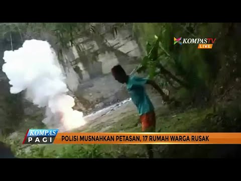 Polisi Musnahkan Petasan, 17 Rumah Warga Rusak