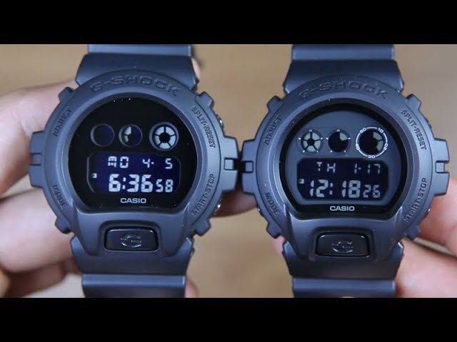 CASIO G-SHOCK DW-6900BBA-1 VS G-SHOCK DW-6900BB-1 - YouTube