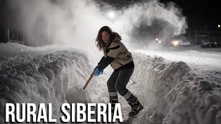 Our Village in SIBERIA Was Buried In Snow Overnight❄️Cooking Goat Cheese &amp; Enjoying Our Farm Life☃️