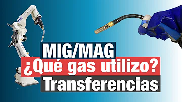 ¿Qué tipo de gas se usa para la soldadura MIG?