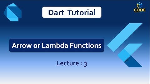 Dart Arrow Function | Dart Tutorial Bangla | Part-3