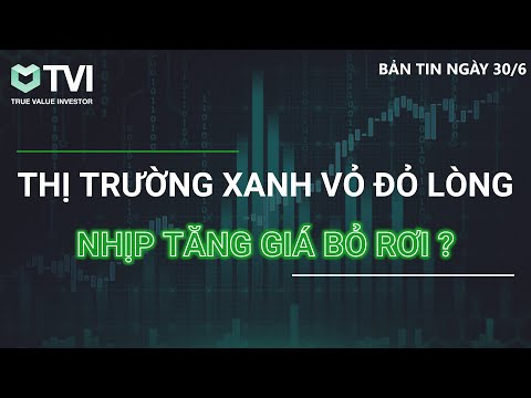 Chứng khoán hôm nay 30/6: Thị trường xanh vỏ đỏ lòng - Phân hóa cao - Liệu có nhịp tăng giá bỏ rơi?