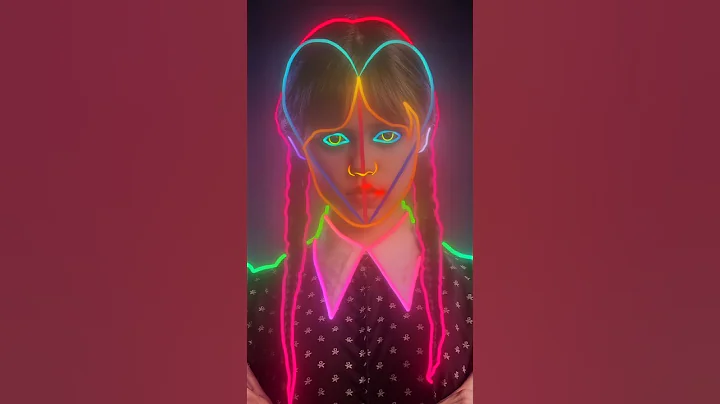 How To Draw Wednesday Addams  💜😱 thumbnail