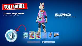 Fortnite Guide | How to Complete Bunny Mummy Quests (UNLOCK VBUCKS)
