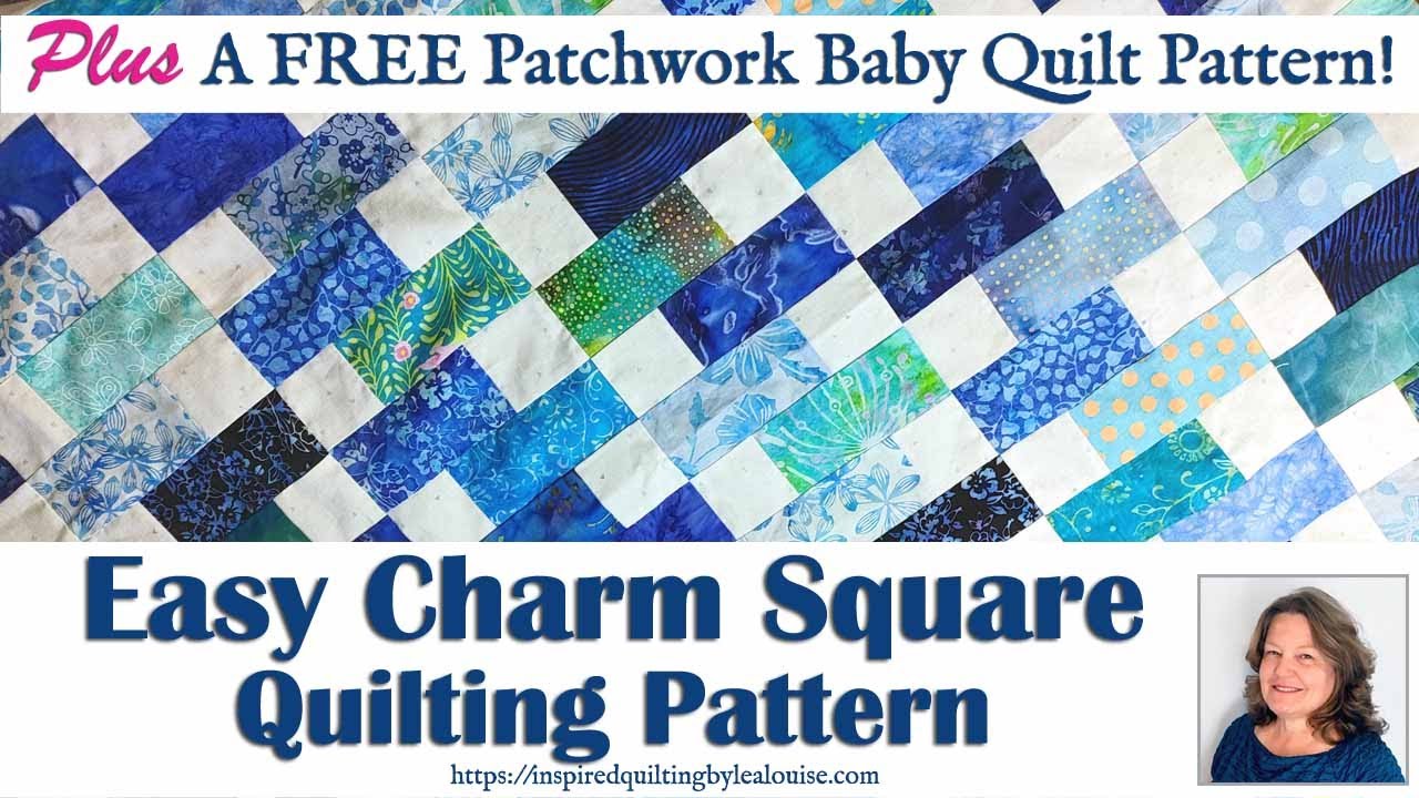 Super Quick 5 Inch Charm Square Quilt with Free Pattern 