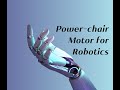 Power Chair motor for Robotics