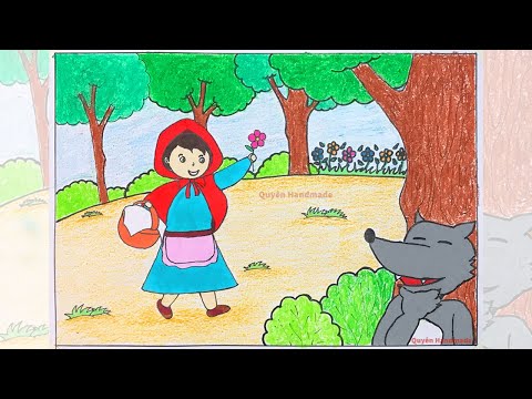 Video Vẽ tranh minh hoạ truyện cổ tích | Vẽ tranh truyện cổ... - youtube