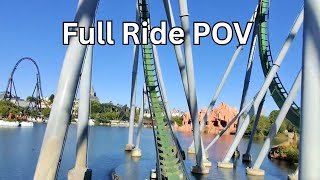 The Incredible Hulk Coaster Front Row Full Ride POV | Islands of Adventure -Universal Orlando Resort