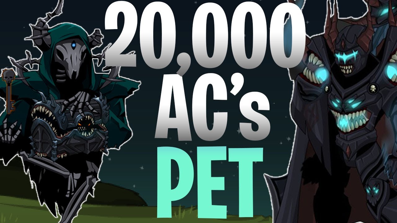 AQW 20,000 AC's Pet + House Item (Nulgath and Dage Collection Chest Reward) New Soul Devourer