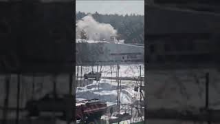 Пожар на Крылова в Сургуте