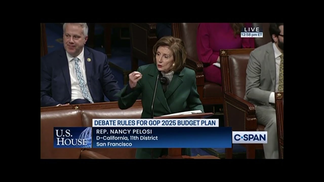 Speaker Emerita Pelosi Floor Speech on House Republican Budget Scam